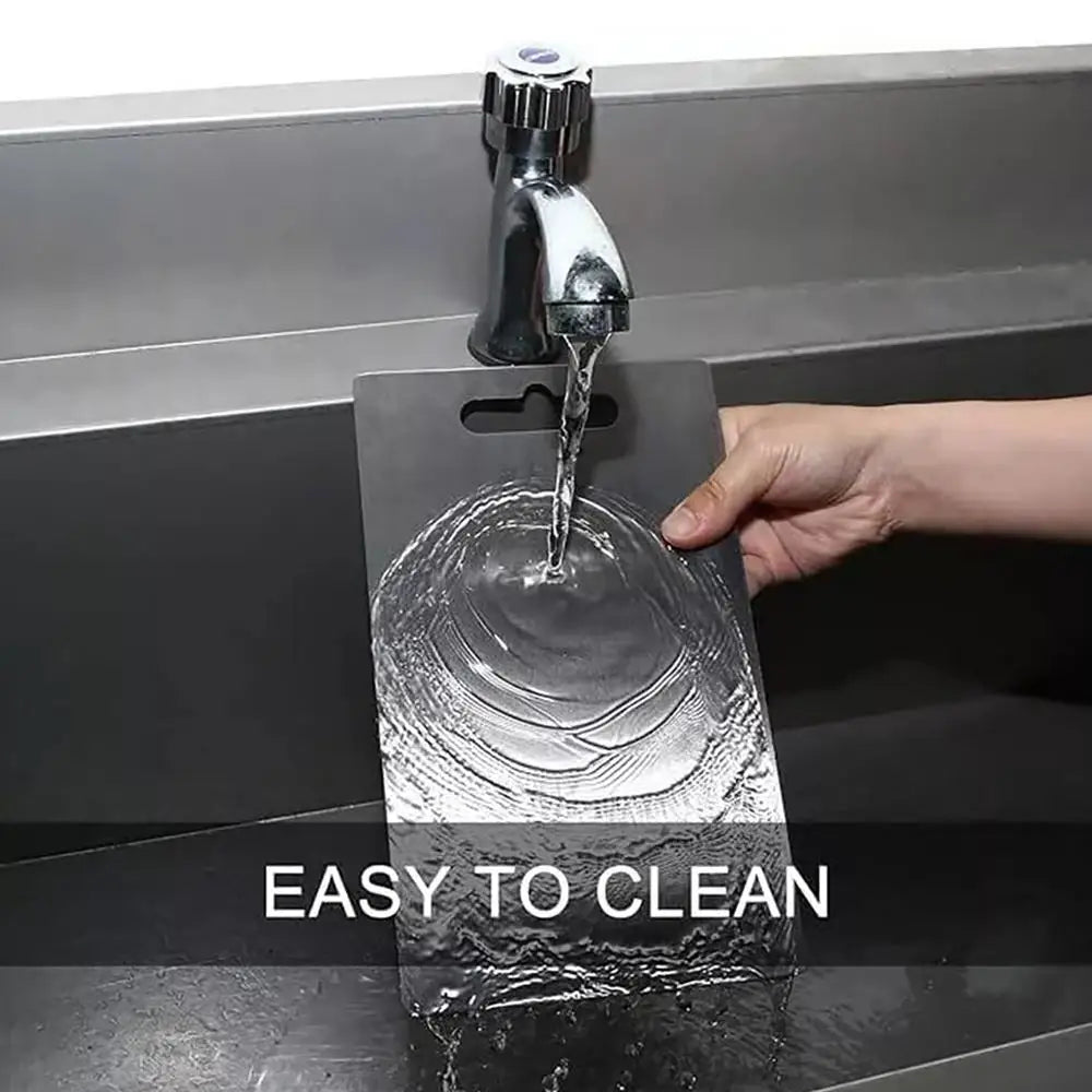 Durable Stainless Steel Cutting Board, Double Sided Chopping Block