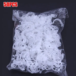 Plant Clips Supports Reusable Plastic Connects Fixing Vine Tomato Stem Grafting Vegetable Plants Orchard and Garden Tools - Thrifty Delights