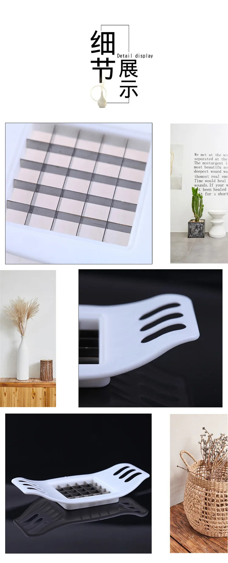 2024 New Cooking Cutter Gadgets Chip Stainless Steel Vegetable French Fry Chopper Chips Making Tool Kitchen - Thrifty Delights