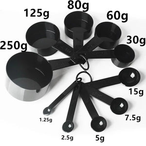 10pcs/set Measuring Spoons Cup Home Gadget Multipurpose Cake Flour Food Measuring Spoon Kitchen Cooking Baking Tools Accessories - Thrifty Delights