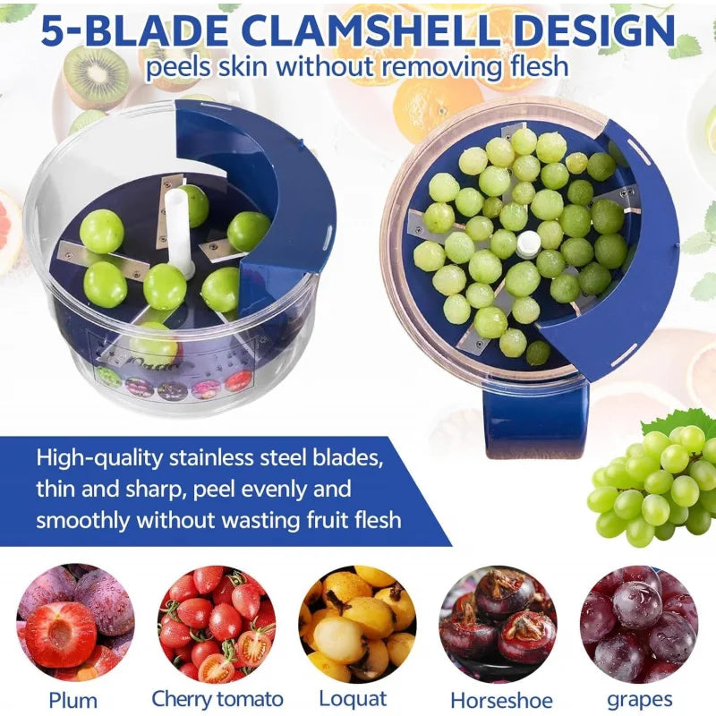2-in-1 Electric Garlic & Fruit Peeler – Fast Kitchen Gadget Upgrade