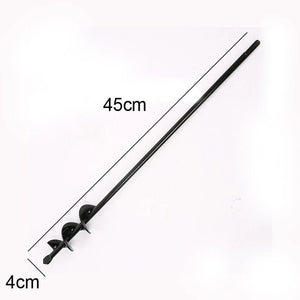 9 Size Garden Auger Drill Bit Tool Ground Drill Earth Drill Spiral Hole Digger Seed Gardening Fence Yard - Thrifty Delights