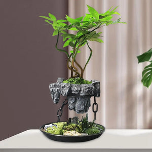 Levitating Air Bonsai Pot Desktop Flower Pot Garden Planter Indoor Plant Office Flower Succulent Pot Ornament for Home Decors
