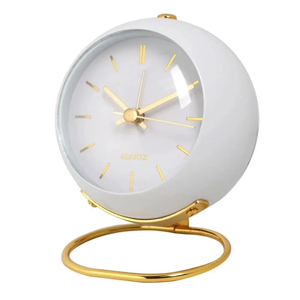 Nordic Creative Electronic Desk Clock, Minimalist Children's Alarm Clock, New Desktop Bedside Student Silent Luminous Pointer - Thrifty Delights