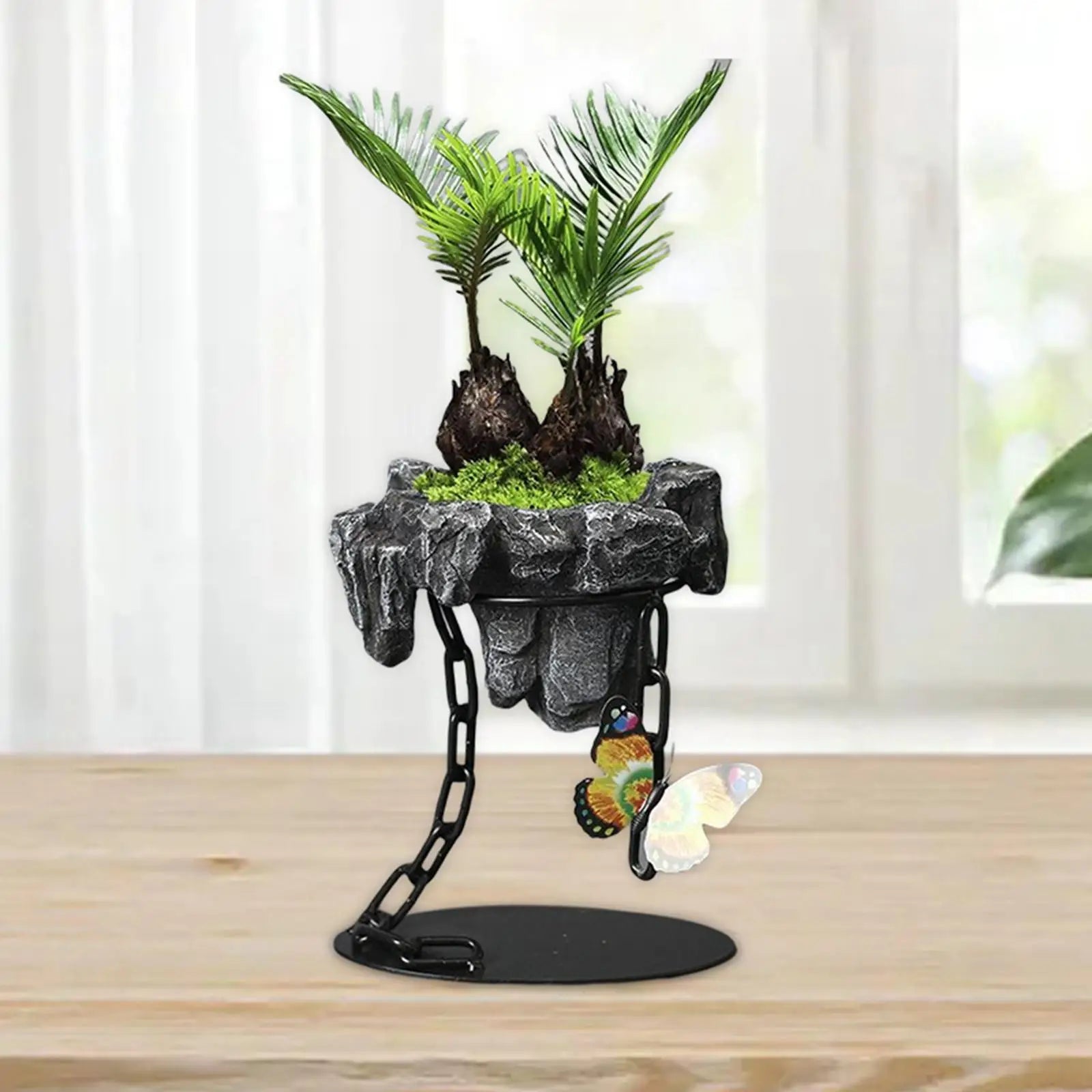 Levitating Air Bonsai Pot Desktop Flower Pot Garden Planter Indoor Plant Office Flower Succulent Pot Ornament for Home Decors