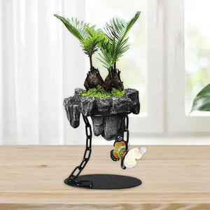 Levitating Air Bonsai Pot Desktop Flower Pot Garden Planter Indoor Plant Office Flower Succulent Pot Ornament for Home Decors