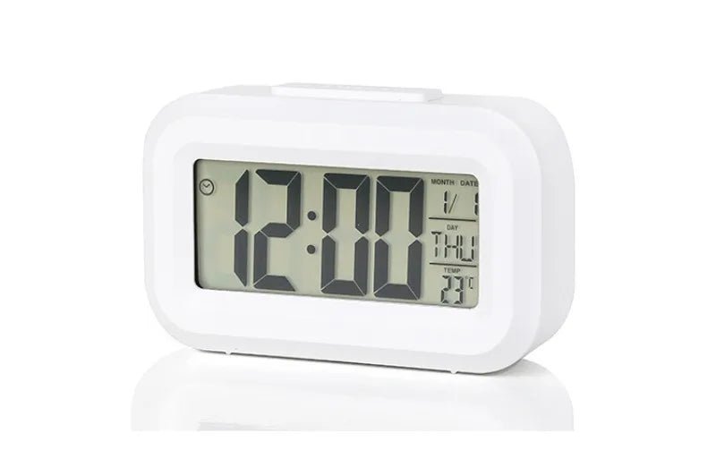 LED Digital Alarm Clock Electronic Digital Alarm Screen Desktop Table Clocks for Home Office Backlight Snooze Calendar Clock - Thrifty Delights