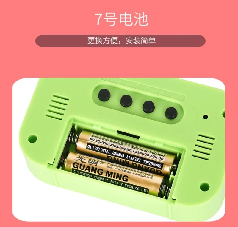 LED Digital Alarm Clock Electronic Digital Alarm Screen Desktop Table Clocks for Home Office Backlight Snooze Calendar Clock - Thrifty Delights