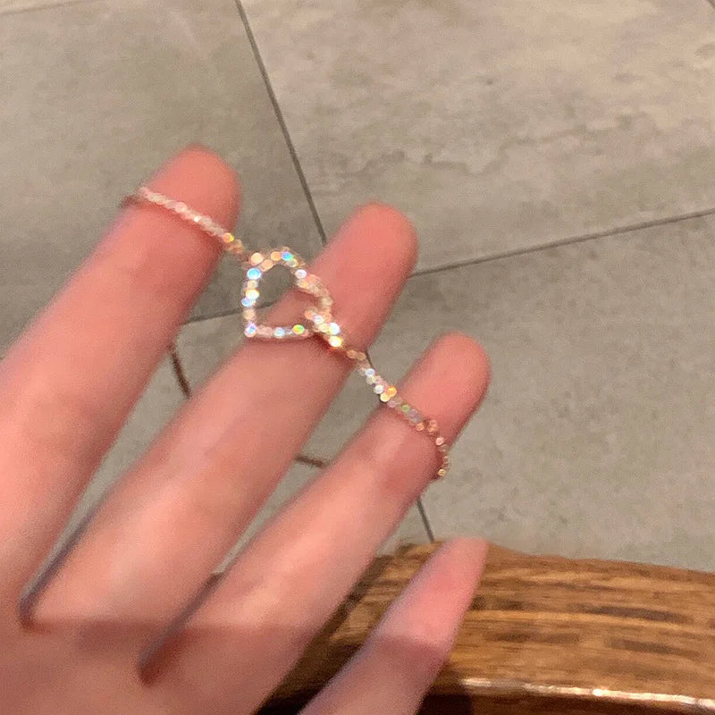 4pc Punk Cuban Curb Chain Bracelets Set for Women, Gold Color Jewelry