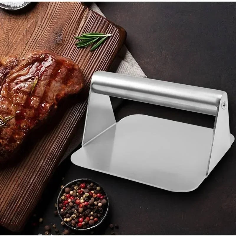 Durable Stainless Steel Smash Burger Press & Patty Maker for BBQ