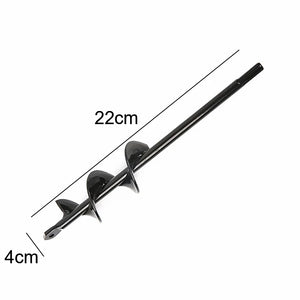 9 Size Garden Auger Drill Bit Tool Ground Drill Earth Drill Spiral Hole Digger Seed Gardening Fence Yard - Thrifty Delights