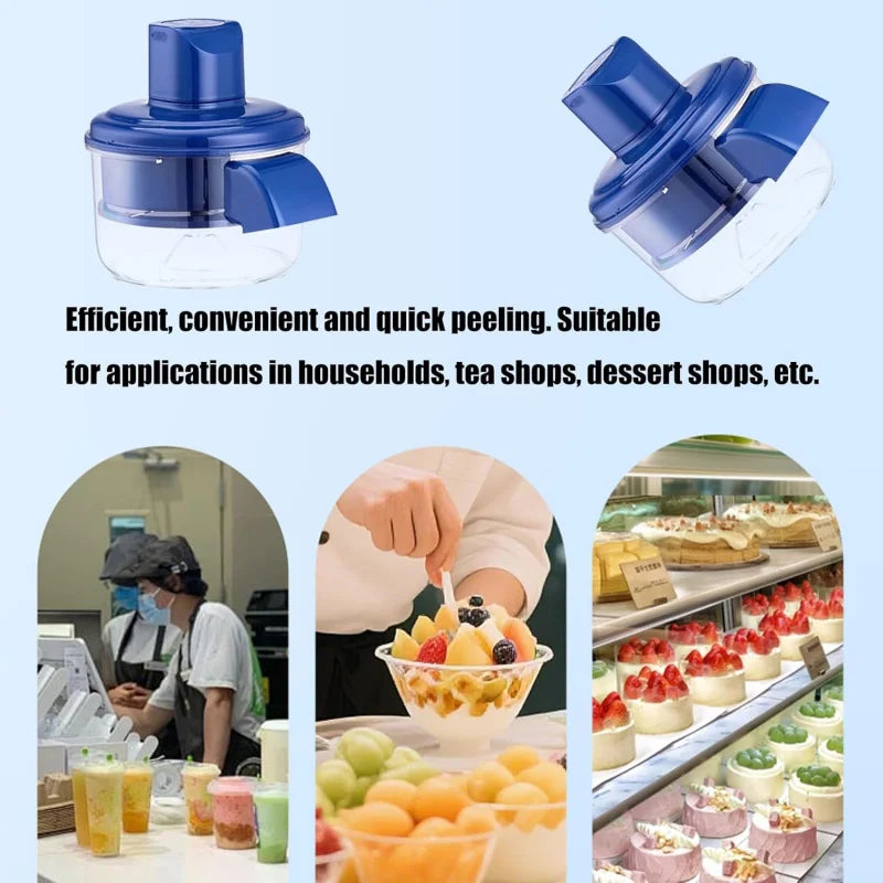 2-in-1 Electric Garlic & Fruit Peeler – Fast Kitchen Gadget Upgrade