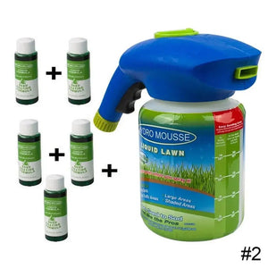 New Garden Hydro Mousse Liquid Turf Grass Seed Sprayer with Growth - boosting High Quality for Tool Spray Nozzle - Thrifty Delights