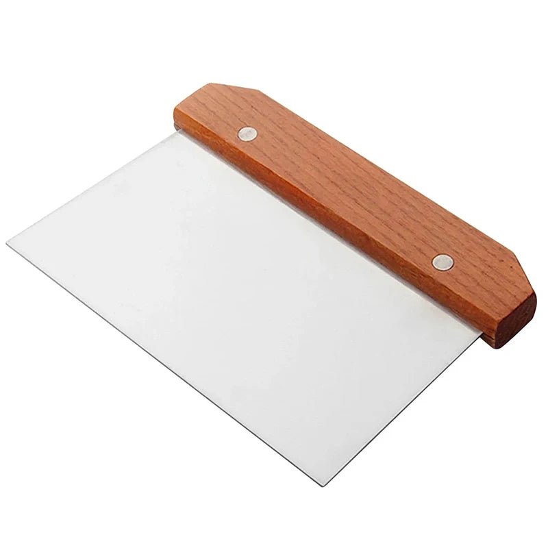 Stainless Steel Pasty Cutters Noodle Knife Cake Scraper with Scale Baking Cake Cooking Dough Scraper Baking Accessories - Thrifty Delights