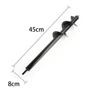 9 Size Garden Auger Drill Bit Tool Ground Drill Earth Drill Spiral Hole Digger Seed Gardening Fence Yard - Thrifty Delights